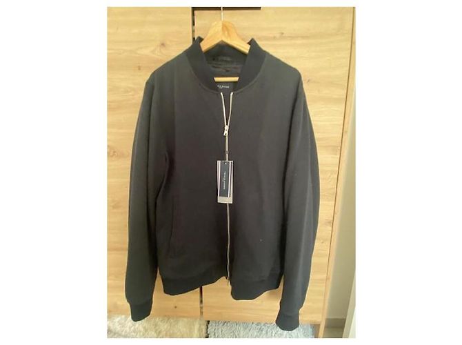 Tommy Hilfiger Sweat Jacket Navy Blue Size 52 - view 2