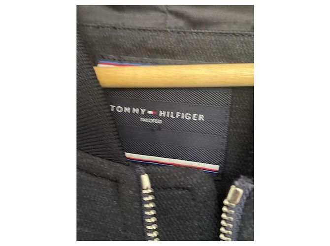 Tommy Hilfiger Sweat Jacket Navy Blue Size 52 - view 4