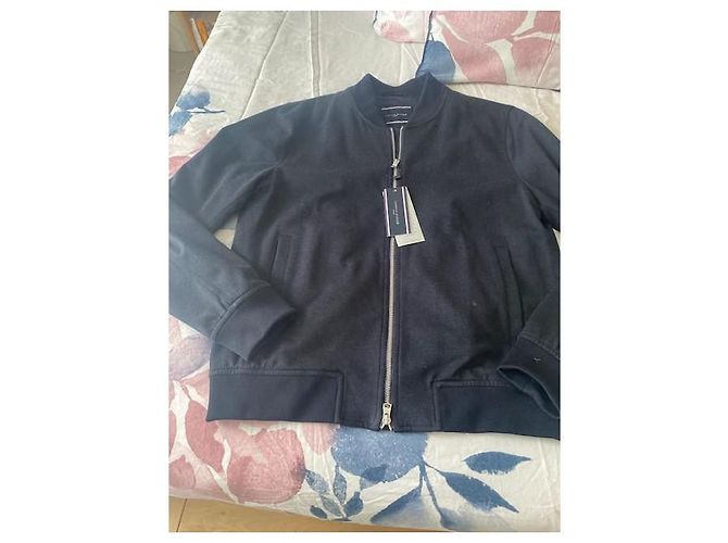 Tommy Hilfiger Sweat Jacket Navy Blue Size 52 - view 9