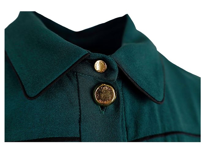 Abito camicia verde Louis Vuitton - anni 2010 - vista 3