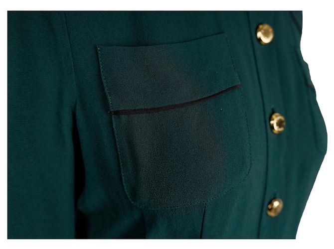 Abito camicia verde Louis Vuitton - anni 2010 - vista 4