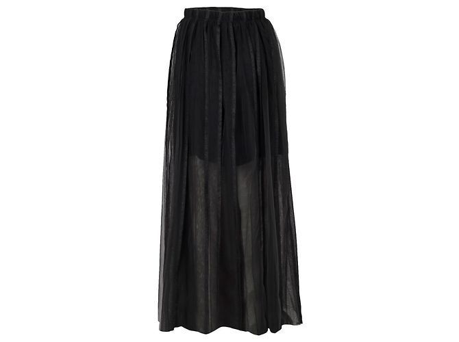 Falda Maxi de Tul Brunello Cucinelli - Años 10 Negro - vista 2