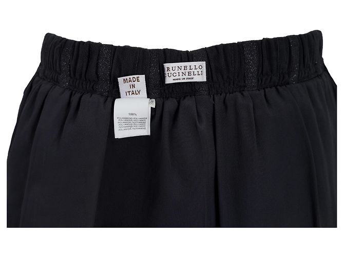 Falda Maxi de Tul Brunello Cucinelli - Años 10 Negro - vista 3