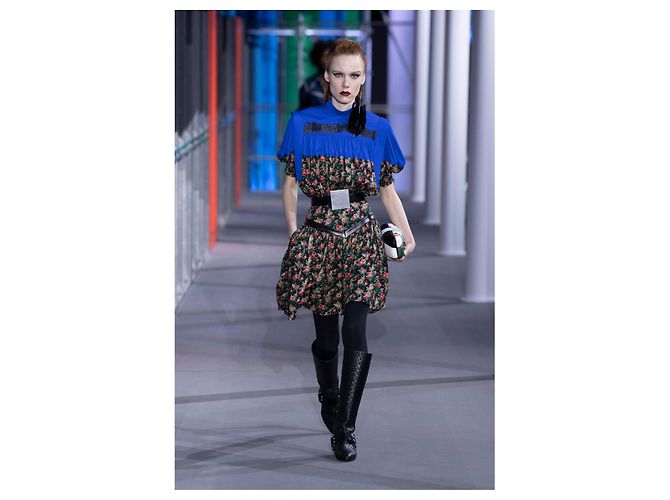 Louis Vuitton Rose Print Tunic Dress - '10s Multiple colors - view 2
