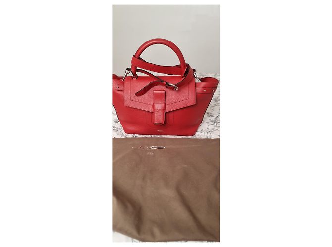 Borsa Lancel Neo Charlie XL Rossa in Pelle Rosso - vista 2