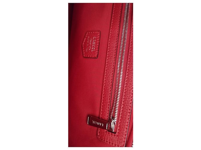 Borsa Lancel Neo Charlie XL Rossa in Pelle Rosso - vista 5