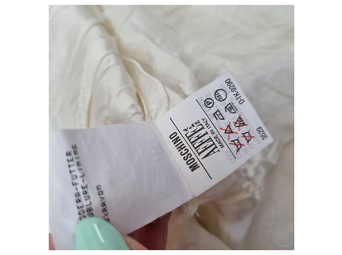 Moschino Cheap And Chic Chaqueta Moschino Beige de Acetato - vista 11