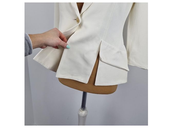 Moschino Cheap And Chic Chaqueta Moschino Beige de Acetato - vista 2