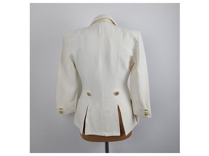 Moschino Cheap And Chic Chaqueta Moschino Beige de Acetato - vista 3