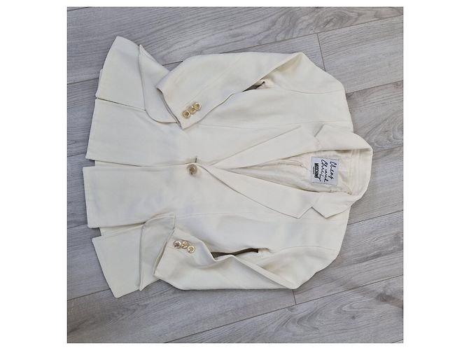 Moschino Cheap And Chic Chaqueta Moschino Beige de Acetato - vista 4