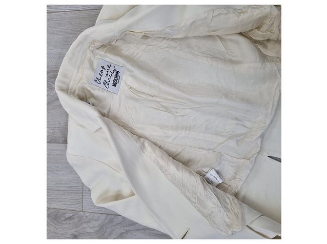 Moschino Cheap And Chic Chaqueta Moschino Beige de Acetato - vista 9