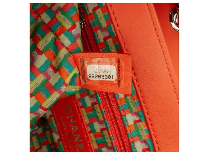 Coco rain Chanel Arancione Parigi Seoul Piccolo Gomma Coco Pioggia Flap - vista 6