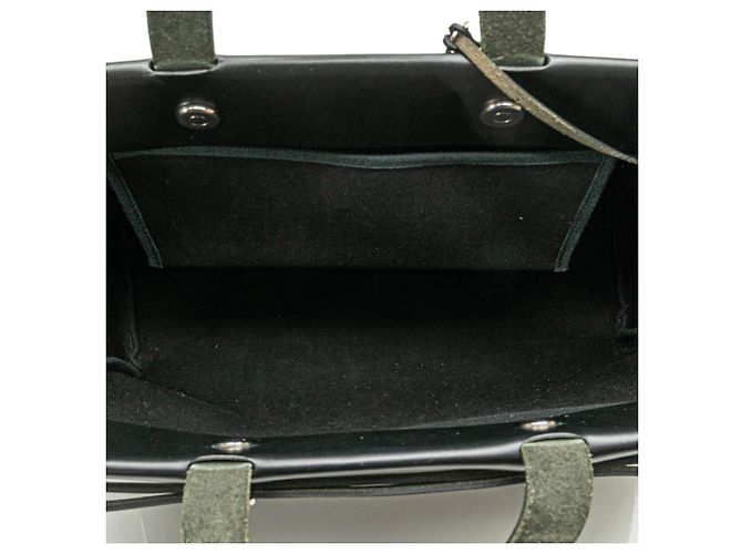 Hermès Schwarze Toile Herbag Cabas MM - Ansicht 5