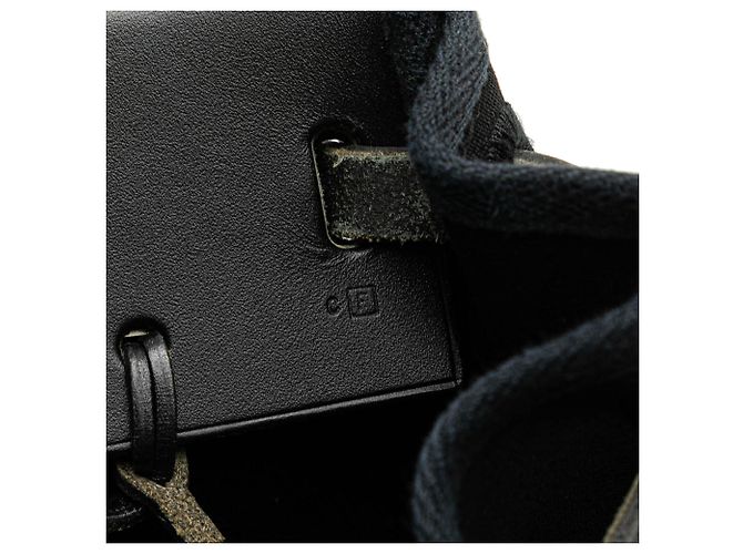 Hermès Schwarze Toile Herbag Cabas MM - Ansicht 8