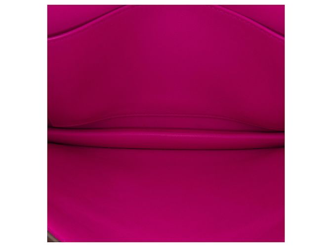 Trim Clutch Multiplis Evercolor Evergrain Rosa Hermès Marrone scuro - vista 4