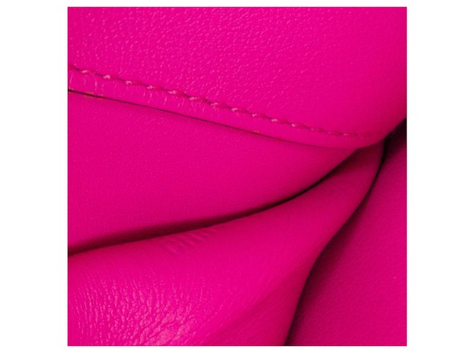 Trim Clutch Multiplis Evercolor Evergrain Rosa Hermès Marrone scuro - vista 6