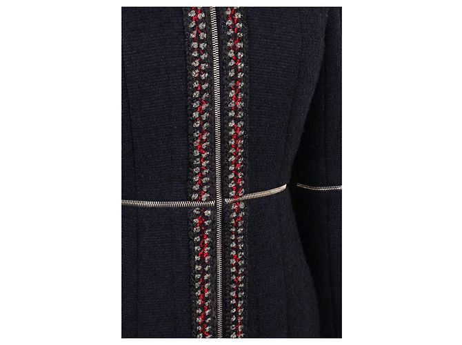Abrigo Chanel de tweed negro Metiers d'Art Paris Shanghai - vista 5
