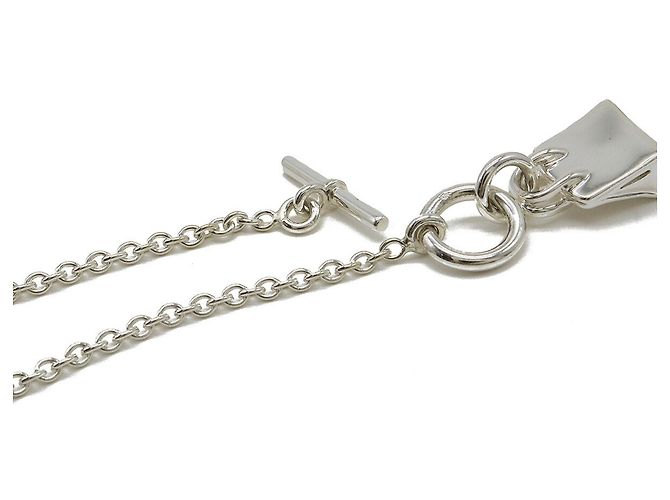 Hermès Pendente collana Birkin Amuleto Hermes Argento - vista 6