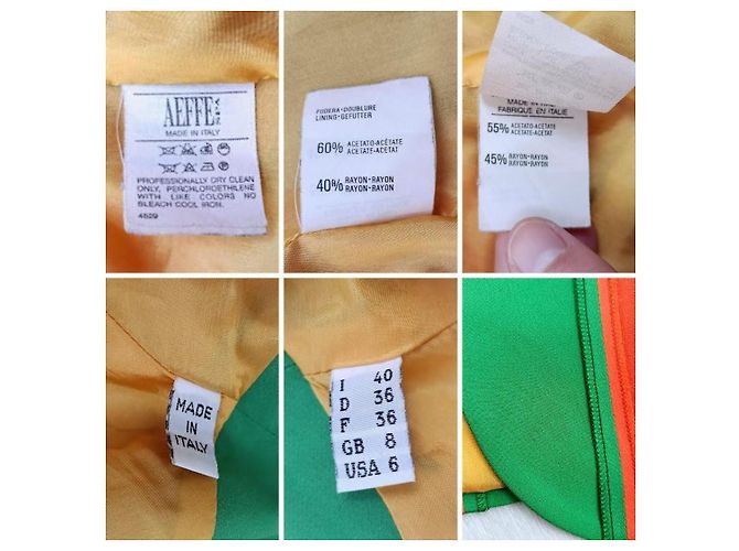 Chaqueta vintage a rayas arcoíris Moschino 1991 Multicolor - vista 11