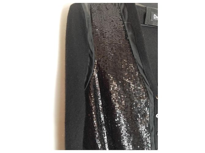 D&G Kaschmir- und Paillettenjacke Dolce&Gabanna Schwarz - Ansicht 4