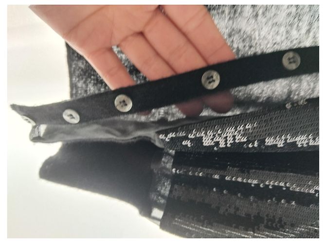 D&G Kaschmir- und Paillettenjacke Dolce&Gabanna Schwarz - Ansicht 9