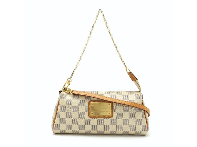 Borsa a Catena Eva Damier Azur Louis Vuitton Crudo - vista 2