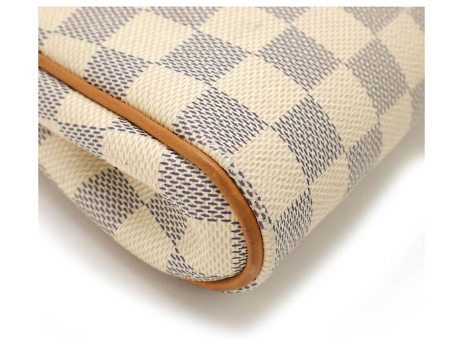 Borsa a Catena Eva Damier Azur Louis Vuitton Crudo - vista 4