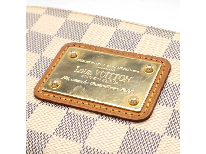 Borsa a Catena Eva Damier Azur Louis Vuitton Crudo - vista 5