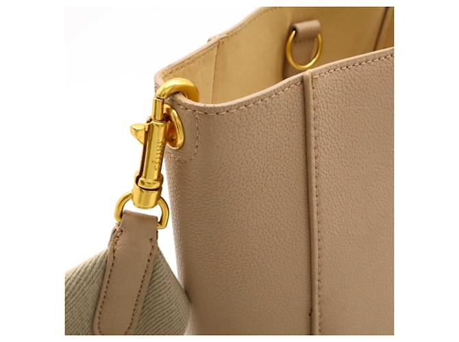 Céline Borsa a spalla piccola Sangle di Celine Beige - vista 5