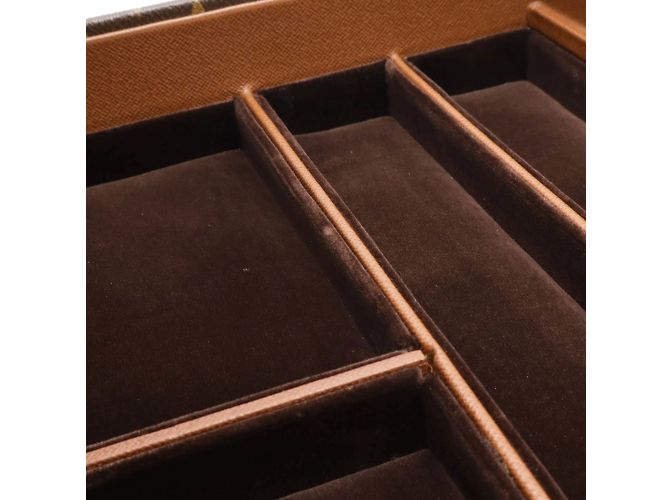 Boîte à bijoux Monogram Louis Vuitton Marron - vue 9