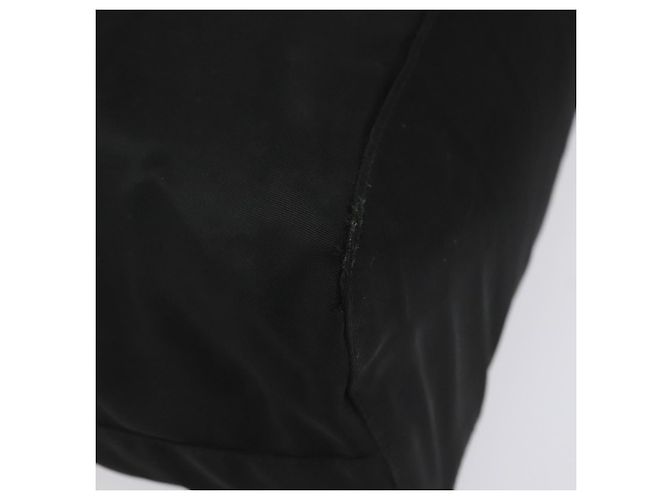 PRADA Borsa a mano in nylon nero Auth bs22622 - vista 16