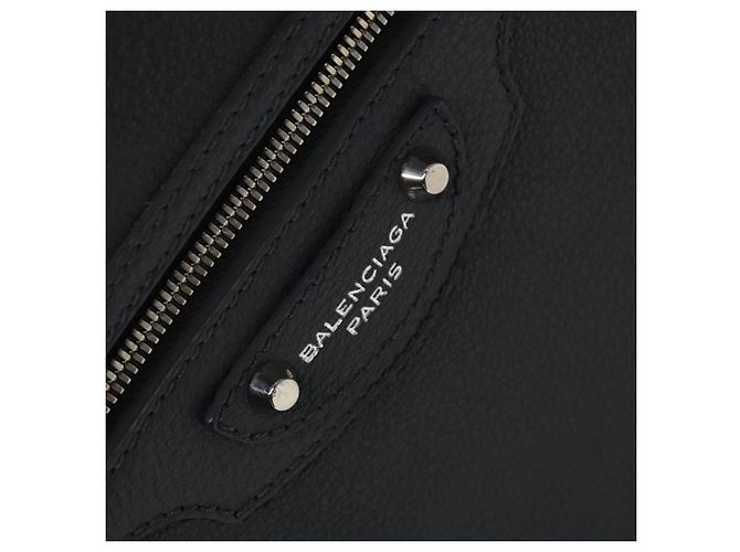 BALENCIAGA Custodia in pelle grigia 235225 Auth ac3540 Marrone - vista 20