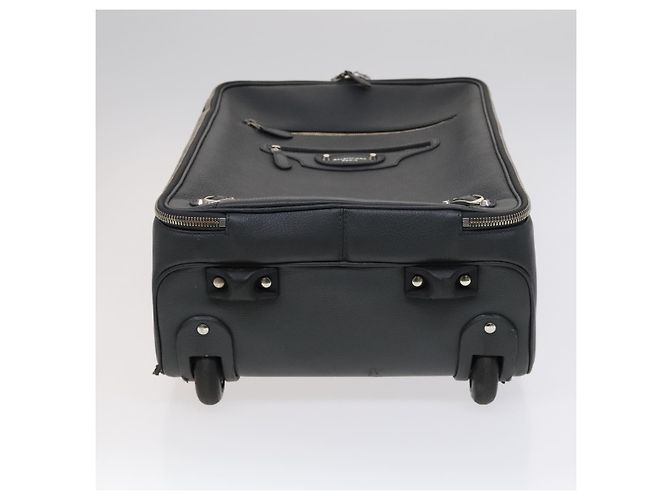 BALENCIAGA Custodia in pelle grigia 235225 Auth ac3540 Marrone - vista 5