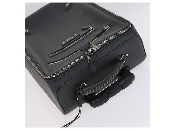BALENCIAGA Custodia in pelle grigia 235225 Auth ac3540 Marrone - vista 6