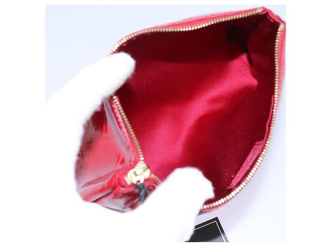 Pochette Gianni Versace Smalto Rosso Auth bs22441 - vista 11