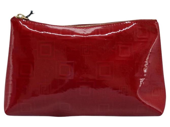 Pochette Gianni Versace Smalto Rosso Auth bs22441 - vista 13