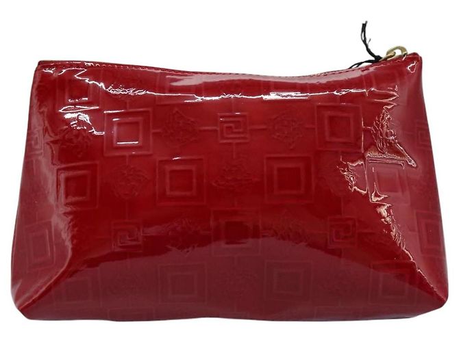 Pochette Gianni Versace Smalto Rosso Auth bs22441 - vista 2