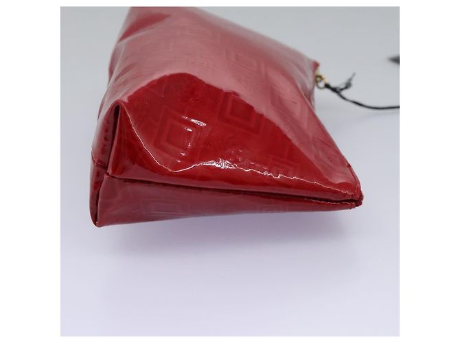 Pochette Gianni Versace Smalto Rosso Auth bs22441 - vista 4