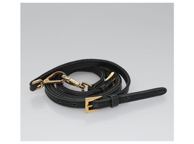PRADA Borsa a mano in nylon 2 vie nera Auth BA009 Nero - vista 24