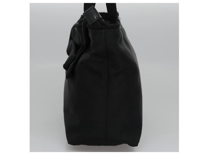 PRADA Borsa a mano in nylon 2 vie nera Auth BA009 Nero - vista 3