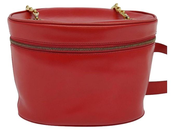 Céline Borsa a spalla CELINE in pelle rossa e oro Auth 114588 Rosso D'oro - vista 13