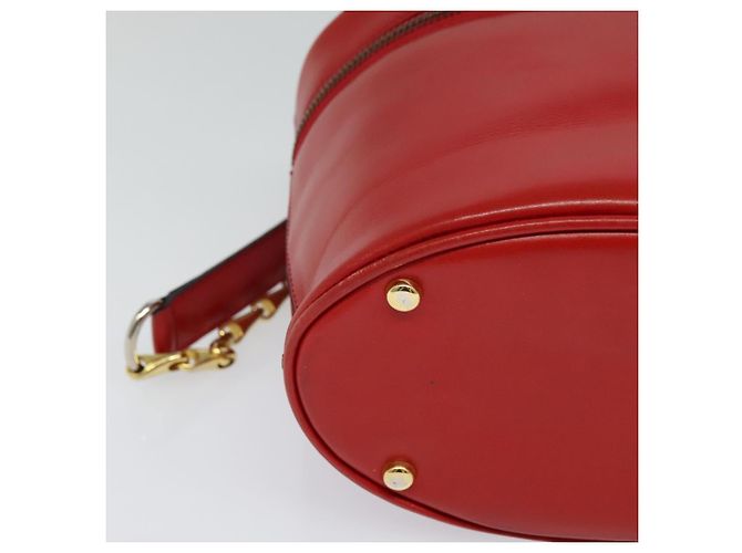 Céline Borsa a spalla CELINE in pelle rossa e oro Auth 114588 Rosso D'oro - vista 15