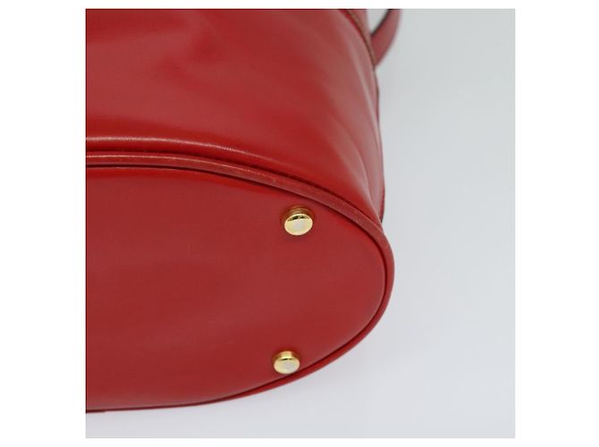 Céline Borsa a spalla CELINE in pelle rossa e oro Auth 114588 Rosso D'oro - vista 16