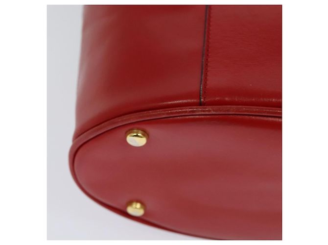Céline Borsa a spalla CELINE in pelle rossa e oro Auth 114588 Rosso D'oro - vista 17