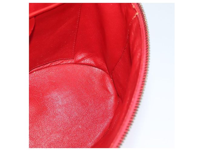 Céline Borsa a spalla CELINE in pelle rossa e oro Auth 114588 Rosso D'oro - vista 19