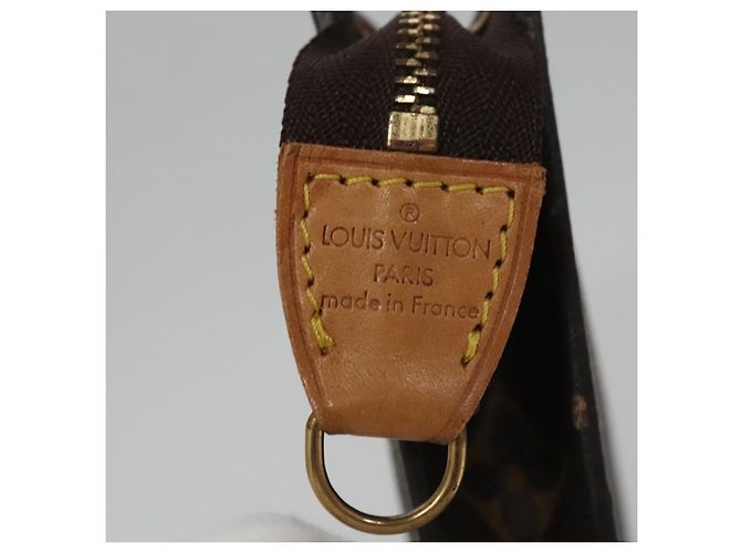 LOUIS VUITTON Monogram Bucket PM Bolsa de Accesorios LV Auth th5617 Monograma - vista 9
