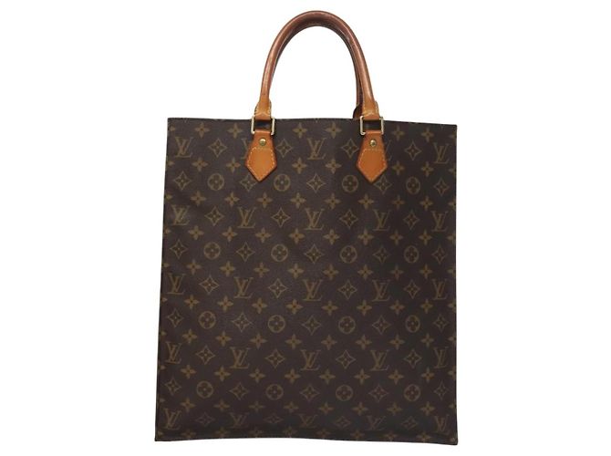 LOUIS VUITTON Borsa Sac Plat Monogram M51140 LV Auth th5607 Monogramma - vista 13