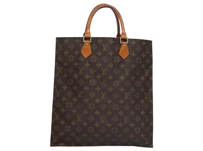 LOUIS VUITTON Borsa Sac Plat Monogram M51140 LV Auth th5607 Monogramma - vista 2