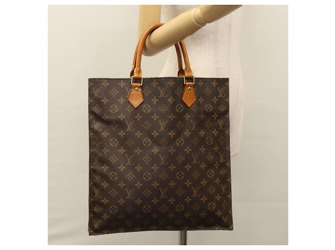 LOUIS VUITTON Borsa Sac Plat Monogram M51140 LV Auth th5607 Monogramma - vista 22