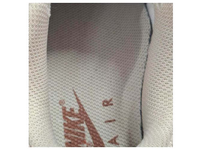 Sneakers Nike Air Max 90 in nylon e pelle caramello Marrone Rosso - vista 7